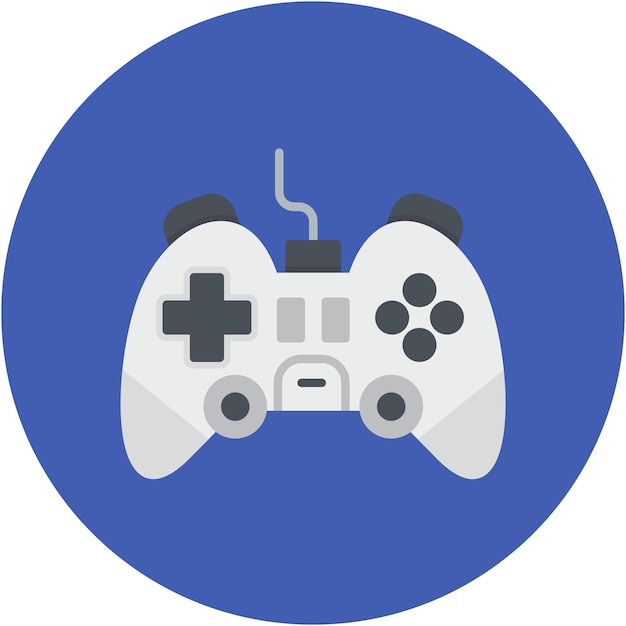 Estilo de ilustración vectorial del controlador de juego