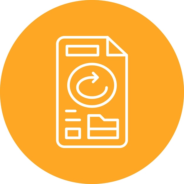 Estilo de ilustración vectorial de copia de seguridad de archivos