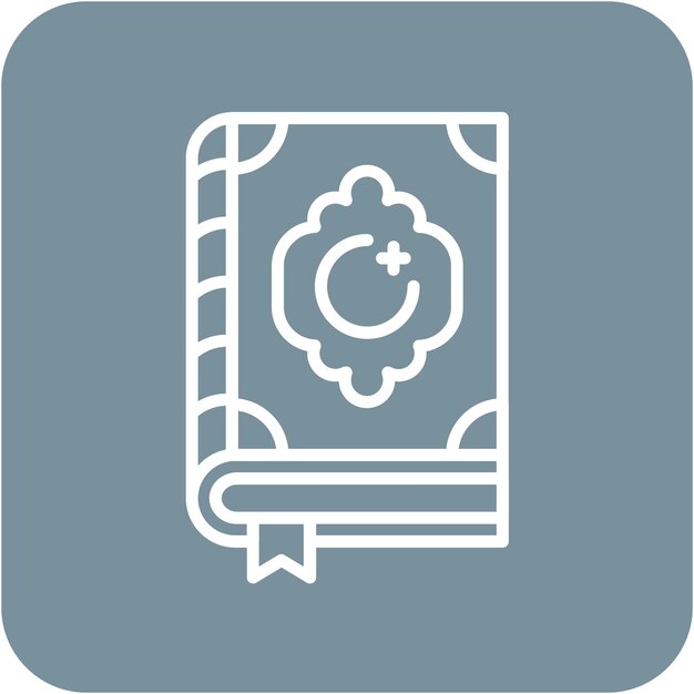 Estilo de ilustración vectorial del Corán