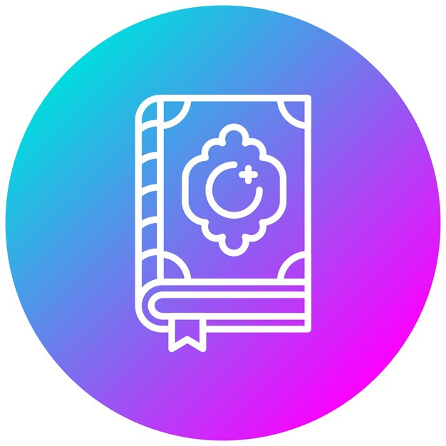 Estilo de ilustración vectorial del Corán