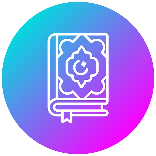 Estilo de ilustración vectorial del Corán