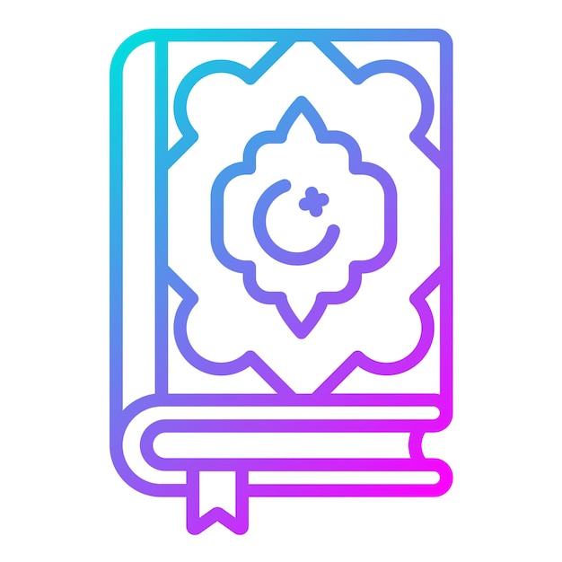 Estilo de ilustración vectorial del Corán