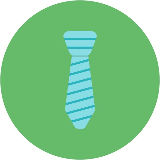 Estilo de ilustración vectorial de la corbata