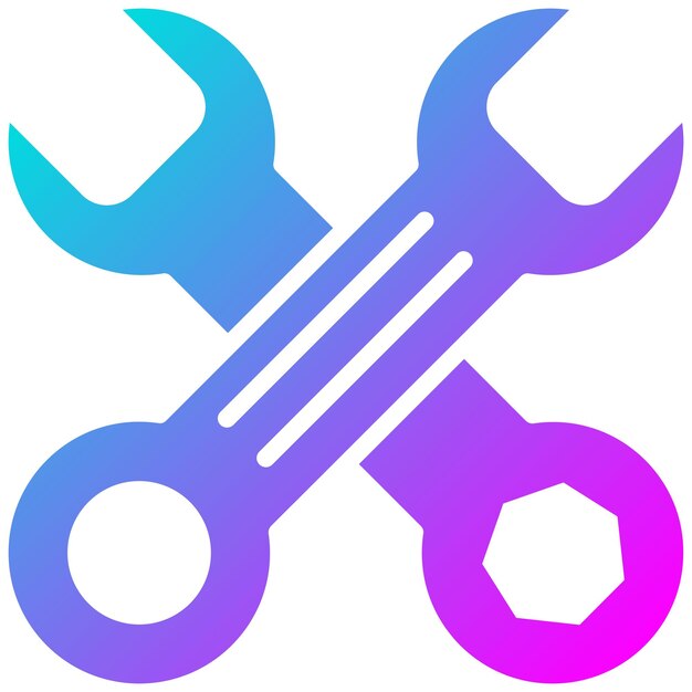 Estilo de ilustración vectorial cruzada de la llave