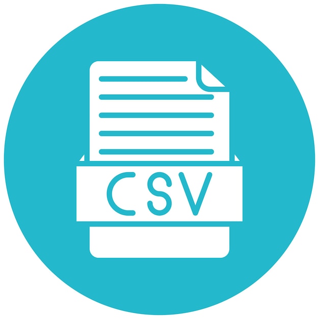 Vector estilo de ilustración vectorial csv