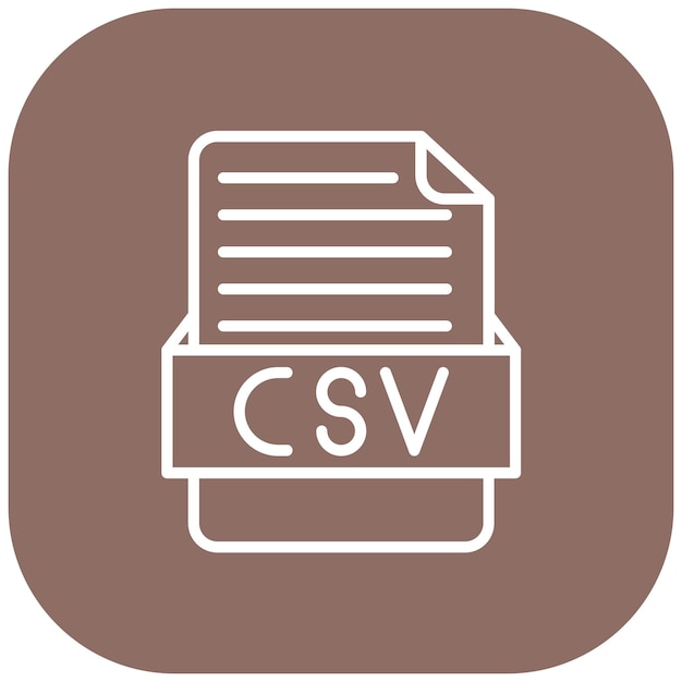 Vector estilo de ilustración vectorial csv