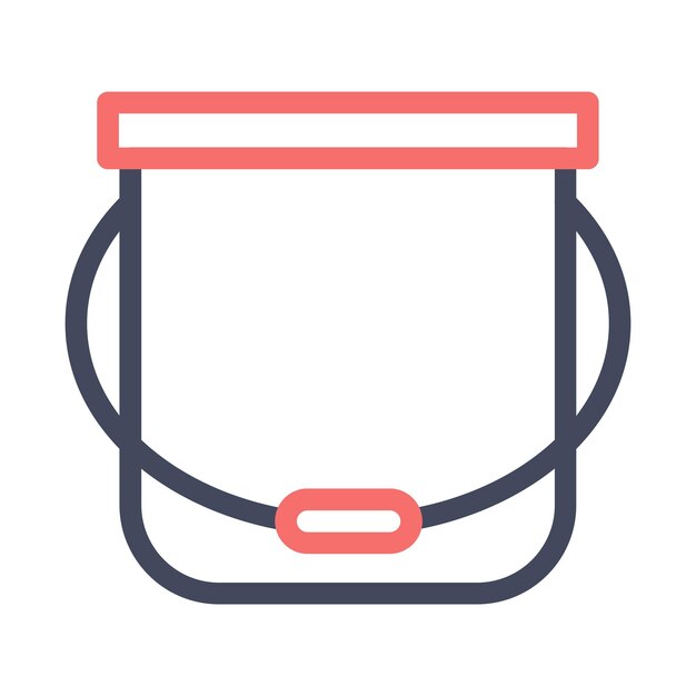 Estilo de la ilustración vectorial del cubo