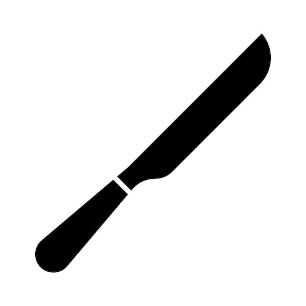 Estilo de ilustración vectorial del cuchillo de pan