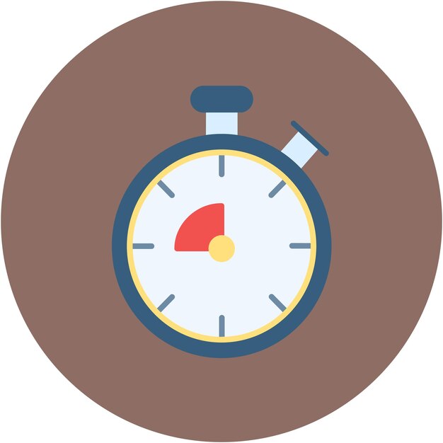 Estilo de la ilustración vectorial de la cuenta atrás