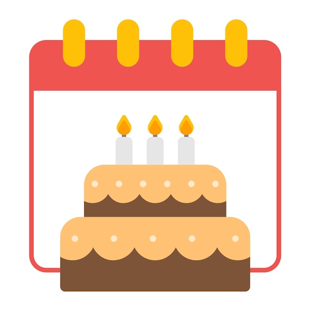 Estilo de ilustración vectorial de cumpleaños