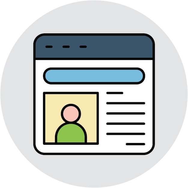 Estilo de ilustración vectorial de datos de información