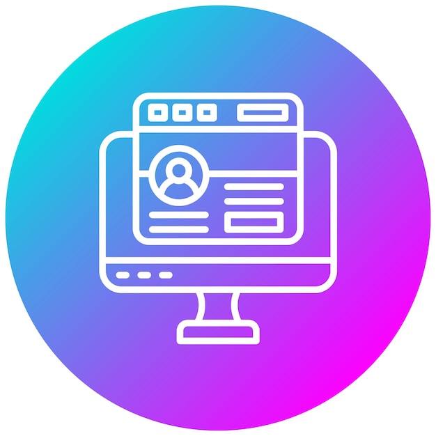 Estilo de ilustración vectorial de desarrollo del frontend