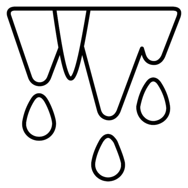 Estilo de la ilustración vectorial de deshielo