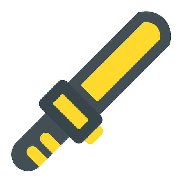 Estilo de ilustración vectorial del detector de metales