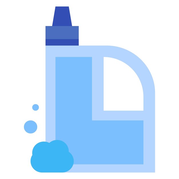 Estilo de la ilustración vectorial del detergente