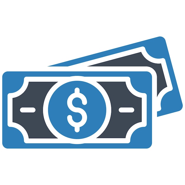 Estilo de ilustración vectorial del dinero
