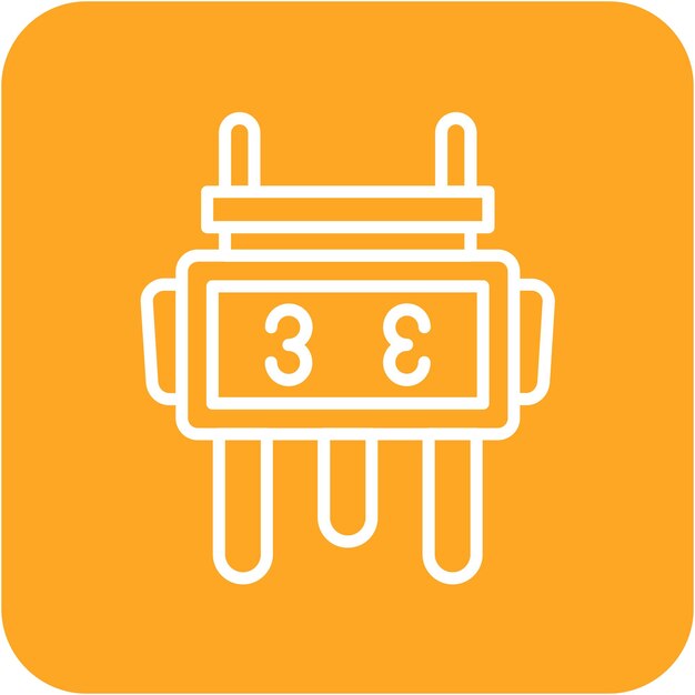 Estilo de ilustración vectorial de Ding