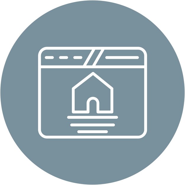 Estilo de ilustración vectorial de la dirección de la página