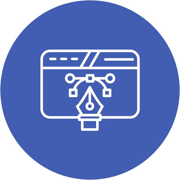 Estilo de ilustración vectorial del diseñador gráfico