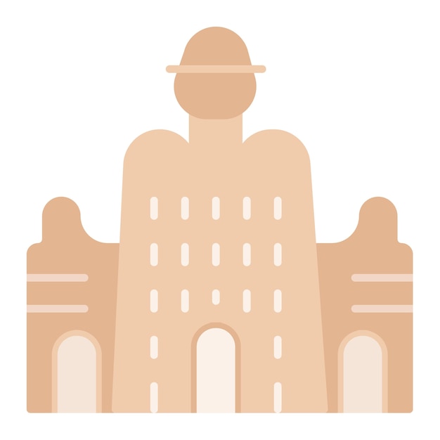 Estilo de ilustración vectorial de Djenne