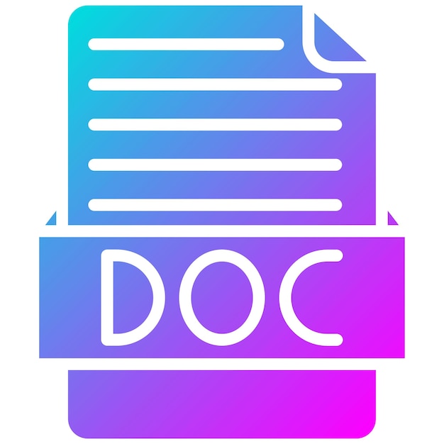 Estilo de la ilustración vectorial del DOC