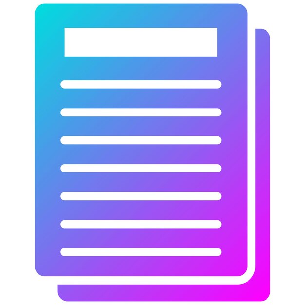 Estilo de ilustración vectorial de los documentos