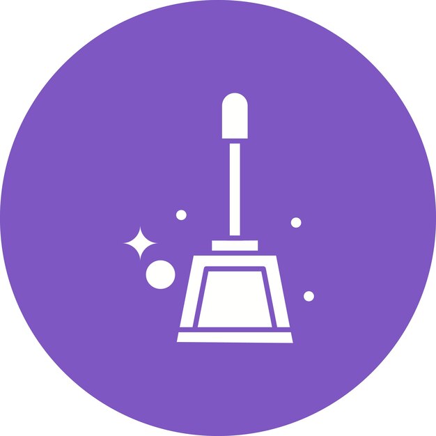 Estilo de la ilustración vectorial de Dustpan