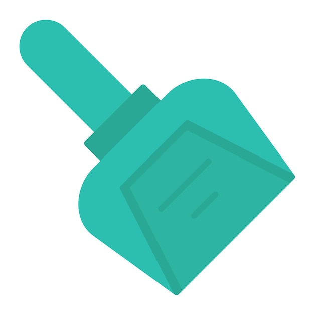 Vector estilo de la ilustración vectorial de dustpan