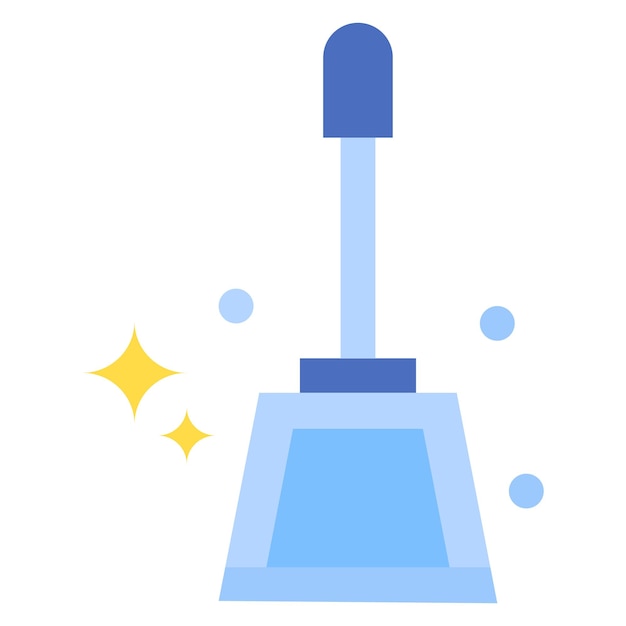 Estilo de la ilustración vectorial de Dustpan