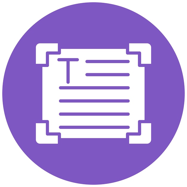 Estilo de ilustración vectorial del editor de texto