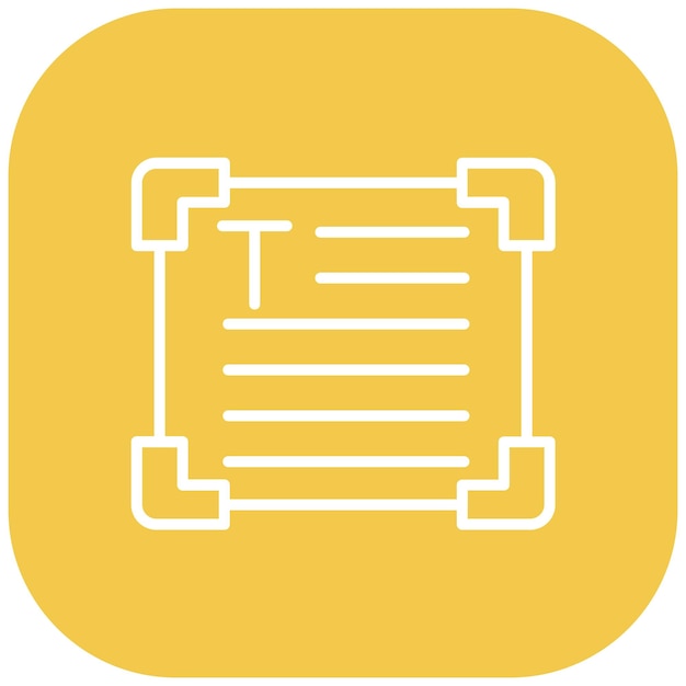 Estilo de ilustración vectorial del editor de texto