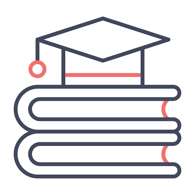 Estilo de ilustración vectorial de la educación