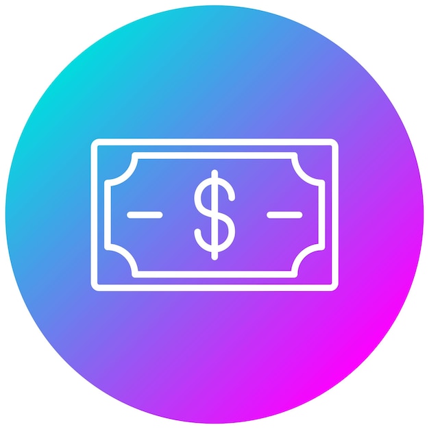 Estilo de ilustración vectorial en efectivo