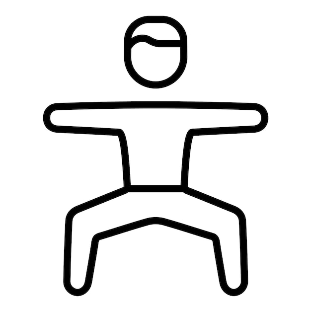 Estilo de la ilustración vectorial del ejercicio
