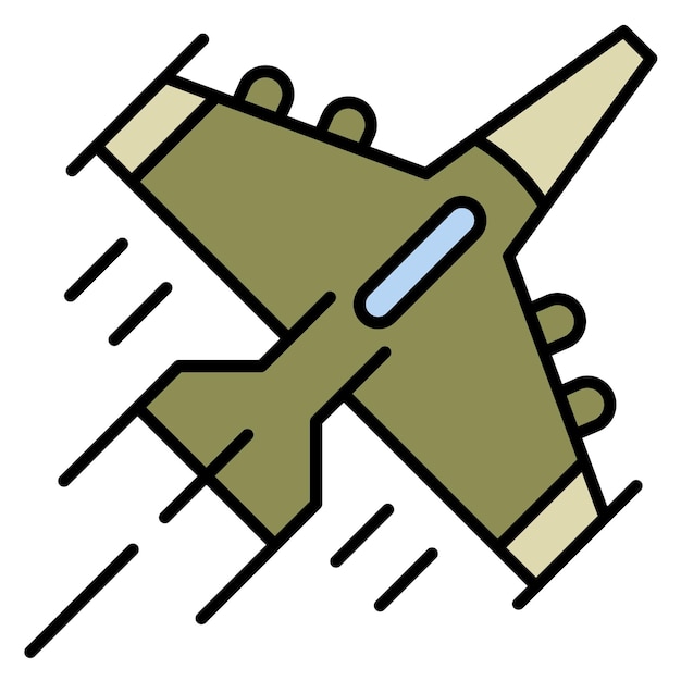 Estilo de ilustración vectorial del ejército