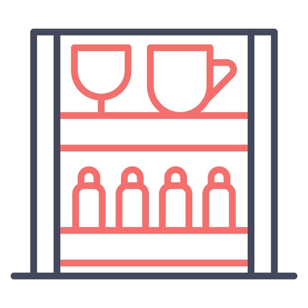 Estilo de ilustración vectorial del elemento de visualización