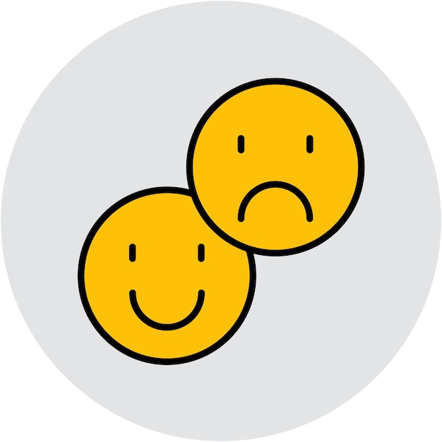 Estilo de ilustración vectorial emocional