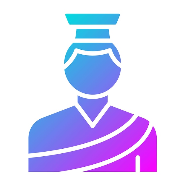 Estilo de ilustración vectorial del Emperador