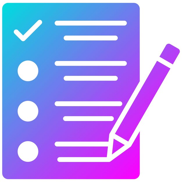 Estilo de ilustración vectorial de la encuesta