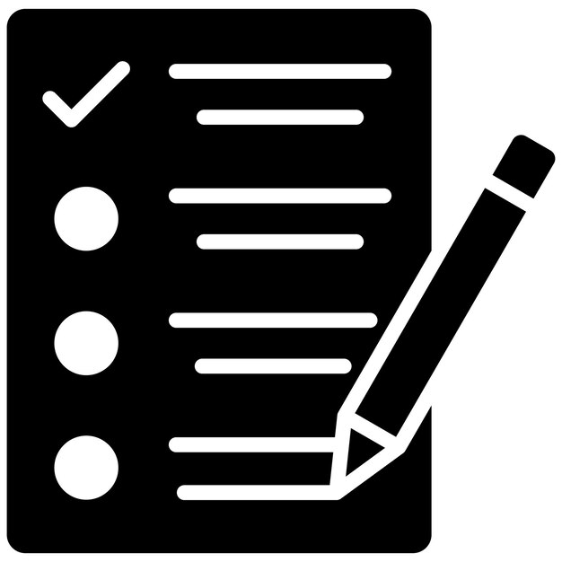 Estilo de ilustración vectorial de la encuesta