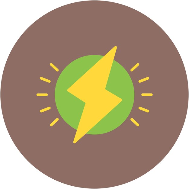 Vector estilo de ilustración vectorial de la energía