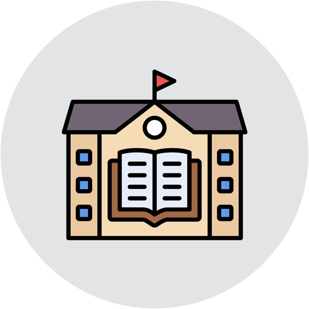Estilo de ilustración vectorial para la enseñanza en el hogar