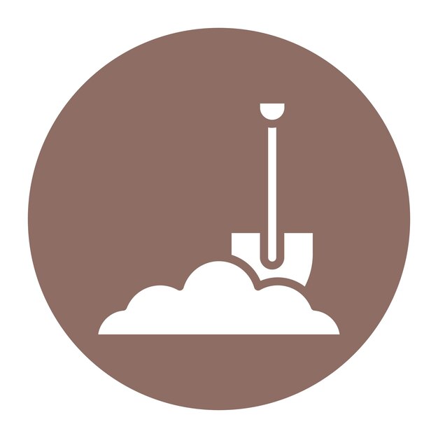 Estilo de ilustración vectorial de entierro