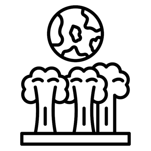 Estilo de ilustración vectorial del entorno