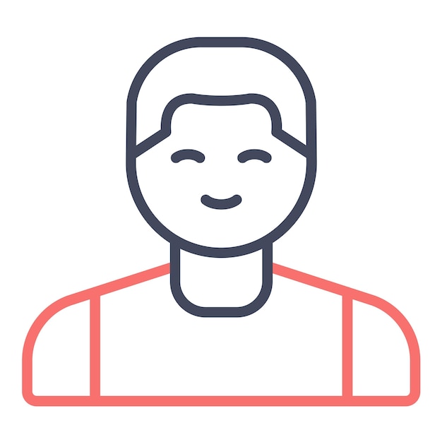 Estilo de ilustración vectorial del entrenador