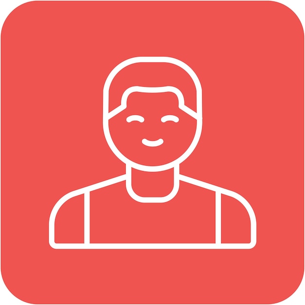Estilo de ilustración vectorial del entrenador