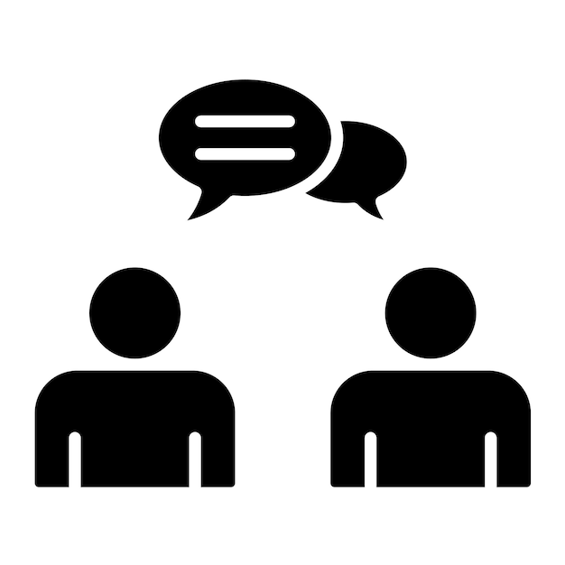 Estilo de ilustración vectorial de la entrevista