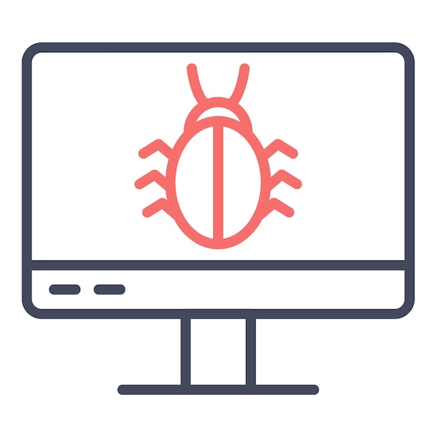 Estilo de ilustración vectorial de errores informáticos