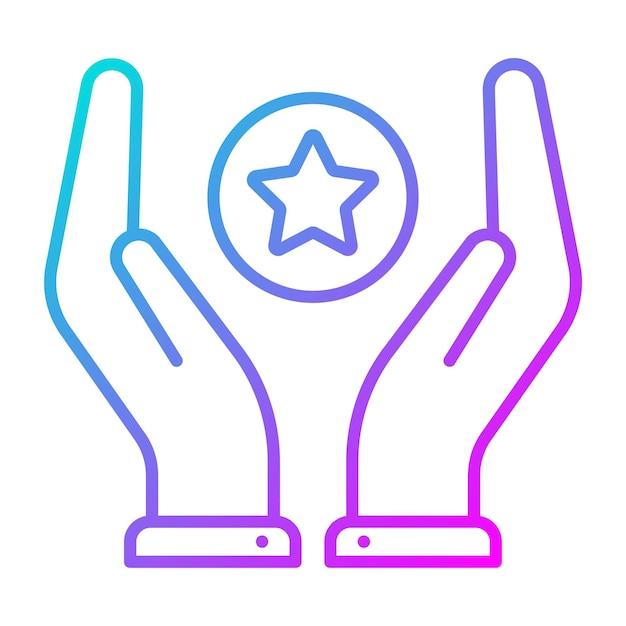 Estilo de ilustración vectorial de la esperanza