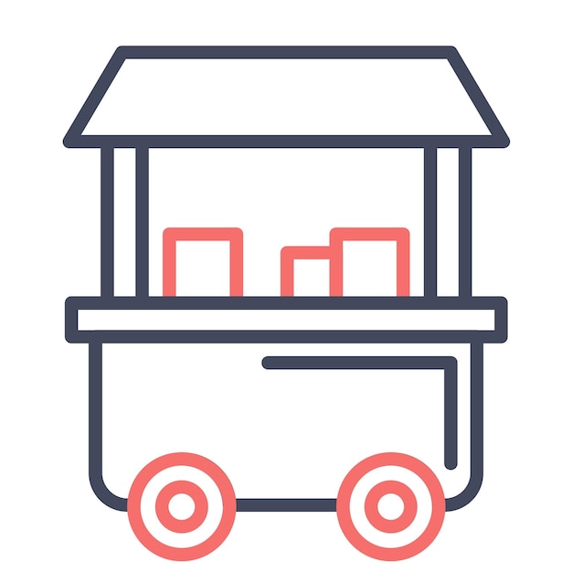 Estilo de la ilustración vectorial de estancamiento